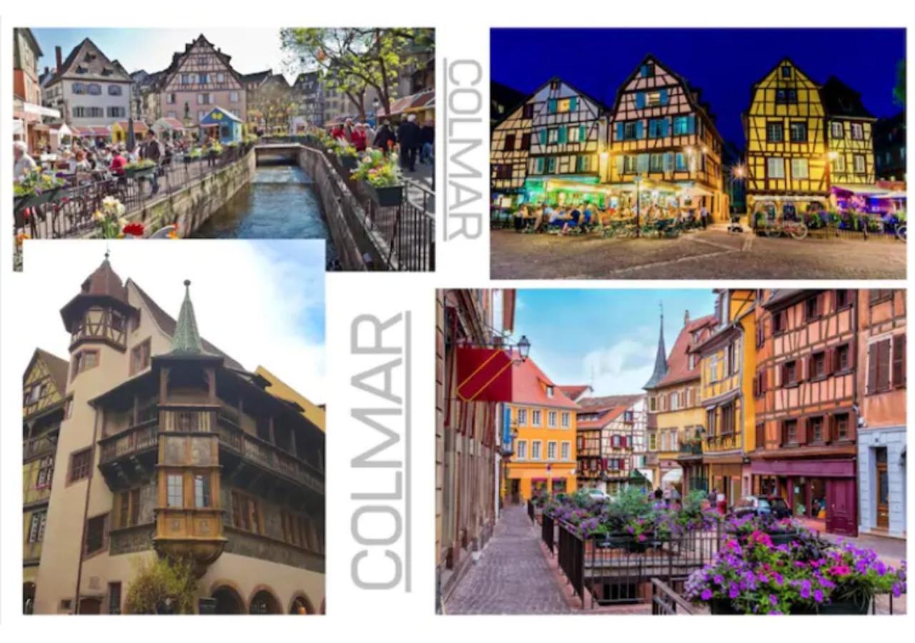 Colmar-Famille&Pro-3 chambres - 8 pers-Wifi-clim Exterior foto