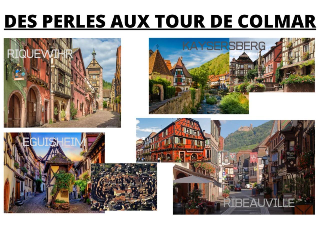 Colmar-Famille&Pro-3 chambres - 8 pers-Wifi-clim Exterior foto